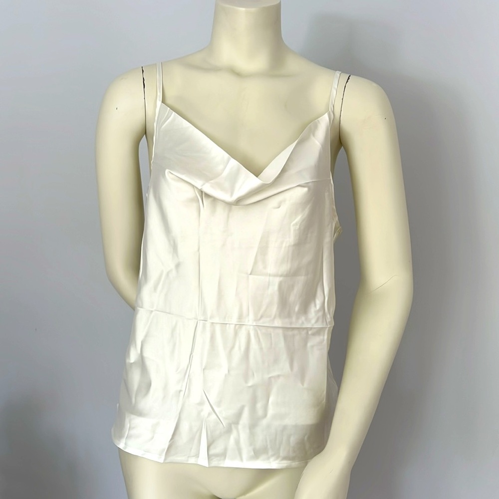 🎁 free gift with any purchase Satin draped camisole